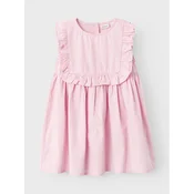 NAME IT Poletna obleka Delana 13227285 Roza Regular Fit