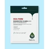 Farmstay Pomirjujoča maska iz blaga s centelo Cica Farm Regenerating Calming Mask - 25 ml/1 kos