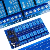 OEM 16-Kanalni Modul Releja – 5v, SPDT, Optična Izolacija | 220X57X19mm, 10a, 90g, -40°C do 85°C