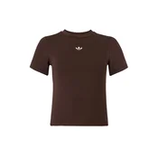 ADIDAS ORIGINALS Majica ESSENTIALS  čokolada / bela