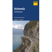 ADAC Länderkarte Schweiz 1:300.000
