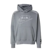 Nike Sportswear Majica Air siva/bela