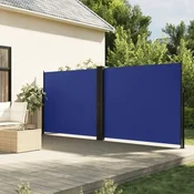 Vidaxl vidaXL Zložljiva stranska tenda modra 160x1000 cm