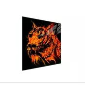 shumee STEKLENA ZAŠČITNA PLOŠČA ZA ŠTEDILNIK 50x52 TIGER