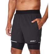 Kratke hlače 2XU AERO 2-IN-1 5 SHORTS mr6535b-blksrf Velikost S