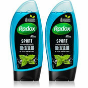 Radox Sport Mint & Sea Salt osvježavajuci gel za tuširanje (ekonomicno pakiranje)