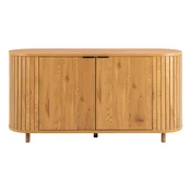 Komoda v hrastovem dekorju v naravni barvi 160x80x45 cm Colima – Actona