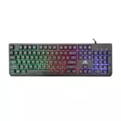 Baracuda BGK 02114 STARFISH Tastatura sa pozadinskim osvetljenjem, USB 2.0, Crna
