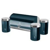 shumee Škatla za kruh s kompletom posodic BERLINGER HAUS BH-6734 AQUAMARINE
