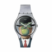 Swatch Le Fils de l`homme by Rene Magritte SUOZ350