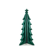 PartyDeco Stoječi folijski XXL balon - Božično drevo zeleno 77 x 184 cm