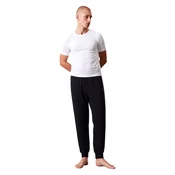 Lyle & Scott Dolga pižama Ward črna / bela