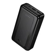 HOCO J165A hitna power banka s 2 USB i 1 Type-C priključkom, 20.000 mAh, LED indikator, crna