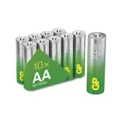 Baterija GP SUPER alkalna LR6 AA 10 kos. 10/1