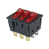 shumee KCD3 TROJNO STIKALO 16A/250V RDEČE