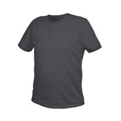 HOEGERT T-SHIRT, 100% BOMBAŽ, SIVA