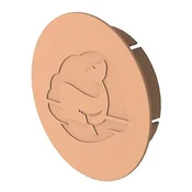 Northio Končni pokrov zračnega kanala, 65 mm, bež