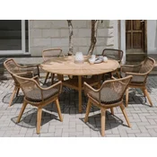 Mountfield Okrogla Vrtna Miza Colosseum O155 cm, Teak