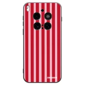 Silikonski črni ovitek za Vivo X300 Pro - Lines red