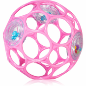 Oball Rattle ropotuljica 0 m+ Dark pink 1 kos