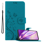 Cadorabo CADORABO Honor 20/20S/Huawei NOVA 5T rožnato zlata - ovitek v cvetličnem dizajnu z magnetnim zapiranjem, stoječo funkcijo in režami za kartice, (20564056)