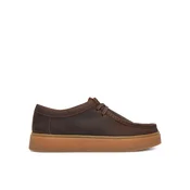 Nizki čevlji Clarks Boxbee Walla 26328023 Rjava
