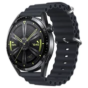 Escase Zamenska narukvica za pametni sat za Huawei Watch, Crna