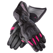 Ženske motoristicke rukavice Rebelhorn Rebel crno-roze