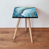 Hanah Home Klub sto Shp89, 35x42x35 cm, Plavi