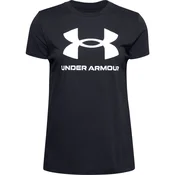 Under Armour LOGO SS, ženska majica, crna 1356305