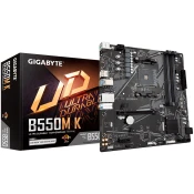 GIGABYTE MB B550 4 x DDR4 PCIe 3.0 2 x M.2 4 x SATA 1 x DisplayPort 1 x HDMI port Micro ATX - B550M K