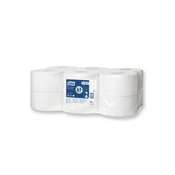 Toalettpapír, T2 rendszer, 2 rétegű, 130 m/tek,  TORK Advanced mini jumbo, fehér
