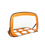 Nogometna vrata MASTER Pop-Up 118 x 80 x 80 cm s treningovskimi odprtinami