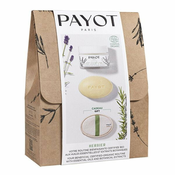 PAYOT Herbier Gift Set darovni set univerzalna krema za lice Herbier 50 ml + cvrsta krema za masažu Herbier 50 g + lufa za piling za žene