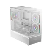 LC Power Midi kucište - 812 W - Quartz Vision LC-812W-ON