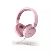 ENERGY SISTEM Style 1 Talk roze slušalice sa mikrofonom