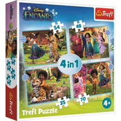 Trefl Puzzle Encanto 4v1 (35,48,54,70 kosov)