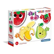 Clementoni Moje prvo sadje Puzzle 4v1 (2,3,4,5 kosov)