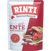 Rinti Mokra hrana Kennerfleisch - raca, porcijska vrečka - 400 g