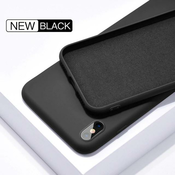 Liquid Silicone ovitek - Samsung Note10+ | Črn