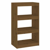 Ormaric za knjige / pregrada boja meda 60x30x103,5 cm borovina