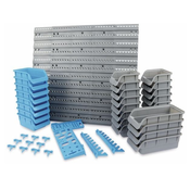 100 x 54cm stenski predalnik PVC - 43 delni organizator BLACK FRIDAY
