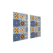 shumee ZAŠČITNA STEKLENA PLOŠČA ZA ŠTEDILNIK 75x52 MOSAIC