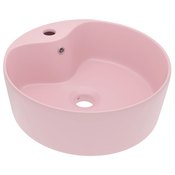 MAISON CHIC Razkošen Umivalnik - Kopalna umivalnik - Lavabo mat roza 36x13 cm keramičen, (21684957)