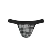 Muške sexy gace Balance Jock strap, Sivo-crne