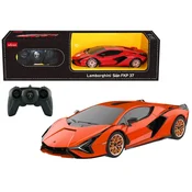 Licencirani avto na daljinsko upravljanje 1:24 Rastar Lamborghini Sian - oranžna