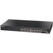 EDGECORE 24 ports 10/100/1000Base-T + 4G SFP uplink ports with 24 port PoE (200W)