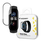 WOZINSKY Hibridno zaščitno steklo za Xiaomi Mi Band 5, črno