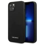 Karl Lagerfeld KLHCP13SSLMP1K trdi ovitek za iPhone 13 mini 5,4 črn/črna silikonska ploščica