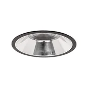 BRUMBERG Apollo Mega, gladek, okrogel, 3.500 K, črn - Študija/pisarna - Sodobni - črna - Aluminij